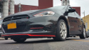 Dodge Dart 2013-2016 Stänklappar UR Svarta Med Grå Logotyp Rally Armor
