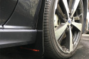 Impreza 4D / 5D 17-19 Svarta Stänkskydd med Silver Logo Rally Armor