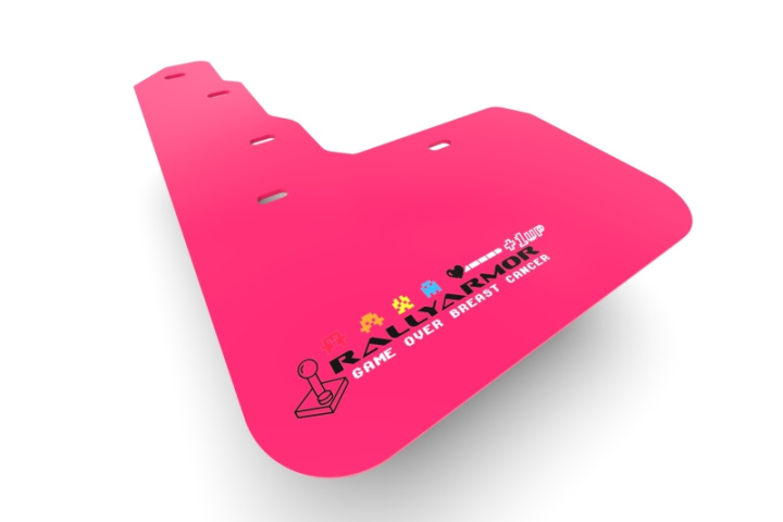 Subaru Crosstrek 2018-2023 Stänklappar Rosa Med BCE-Logotyp Rally Armor i gruppen Välj bilmodell hos DDESIGN Scandinavia AB (MF46-BCE22-PK-BLK)