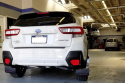 18+ Subaru XV Crosstrek Svarta Stänkskydd Vit Logo Rally Armor