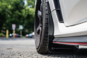 Honda Civic Type-R FK8 Svarta Stänkskydd Mörkgrå Logo Rally Armor