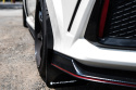 Honda Civic Type R 2017-2022 Stänklappar UR Vita Med Svart Logotyp Rally Armor