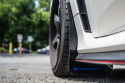 Honda Civic Type R 2017-2022 Stänklappar UR Vita Med Röd Logotyp Rally Armor