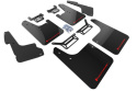 Toyota 4Runner 2012-2024 Stänklappar UR Svarta Med Röd Logotyp Rally Armor