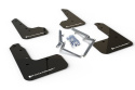 Honda Civic (Sport Touring / Sport Hatch) 17-19 Svarta Stänkskydd Vit Logo Rally Armor