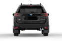 2019+ Subaru Forester Svarta Stänkskydd Grå Logo Rally Armor