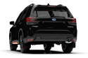 2019+ Subaru Forester Svarta Stänkskydd Röd Logo Rally Armor