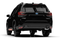 2019+ Subaru Forester Svarta Stänkskydd med Vit Logo Rally Armor