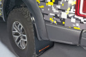 2017-19 Ford Raptor Svarta Stänkskydd med Vit Logo Rally Armor