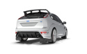 Ford Focus MK2 RS 2009-2011 Stänklappar UR Svarta Med Grå Logotyp Rally Armor