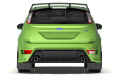 Ford Focus MK2 RS 2009-2011 Stänklappar UR Svarta Med Röd Logotyp Rally Armor