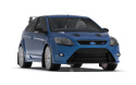Ford Focus MK2 RS 2009-2011 Stänklappar UR Svarta Med Röd Logotyp Rally Armor