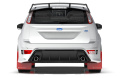 Ford Focus MK2 RS 2009-2011 Stänklappar UR Röda Med Vit Logotyp Rally Armor