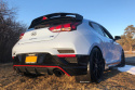 Hyundai Veloster N 2019-2022 Stänklappar UR Svarta Med Vit Logotyp Rally Armor