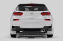 Hyundai Elantra GT N Line/i30 2019-2021 Stänklappar UR Svarta Med Grå Logotyp Rally Armor