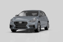 Hyundai Elantra GT N Line/i30 2019-2021 Stänklappar UR Röda Med Svart Logotyp Rally Armor