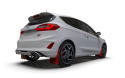 Ford Fiesta ST MK8 2018-2023 Stänklappar UR Röda Med Vit Logotyp Rally Armor