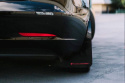 Tesla Model 3 17+ Svarta Stänkskydd Mörkgrå Logo Rally Armor