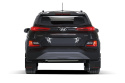 Hyundai Kona 2018-2023 Stänklappar UR Röda Med Svart Logotyp Rally Armor
