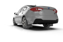 Subaru Legacy 2020-2025 Stänklappar UR Svarta Med Röd Logotyp Rally Armor