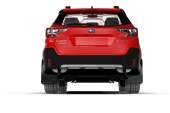 MF66-UR-BLKRD Subaru Outback 2020+ Svarta Stänkskydd Röd Logo Rally Armor (3)