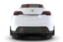 Tesla Model Y, Juniper Y 2020-2026 Stänklappar Svarta Med Svartmetallic Logotyp Rally Armor