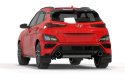 Hyundai Kona N 2022-2023 Stänklappar UR Svarta Med Röd Logotyp Rally Armor