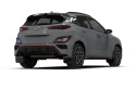 Hyundai Kona N 2022-2023 Stänklappar UR Svarta Med Röd Logotyp Rally Armor