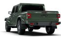 Jeep Gladiator JT (Inklusive Overland/Sport/Sport S) 2019-2025 Stänklappar Svarta Med Armégrön Logotyp Rally Armor