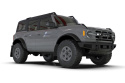 Ford Bronco (Stötfångare I Plast + Fotsteg Ej Raptor/Sport) 2021-2025 Stänklappar Svarta Med Svartmetallic Logotyp Rally Armor