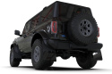 Ford Bronco (Stötfångare I Plast + Tröskelskydd Ej Raptor/Sport) 2021-2025 Stänklappar Svarta Med Svartmetallic Logotyp Rally Armor