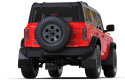 Ford Bronco (Stötfångare I Plast + Tröskelskydd Ej Raptor/Sport) 2021-2025 Stänklappar Svarta Med Svartmetallic Logotyp Rally Armor