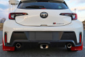 Toyota GR Corolla 2023-2026 Stänklappar UR Röda Med Vit Logotyp Rally Armor
