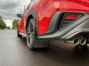 Subaru WRX 2022-2026 Stänklappar UR Svarta Med Röd Logotyp Rally Armor