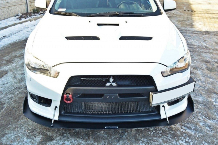 MI-LA-10-EVO-CNC-FD1 Mitsubishi Lancer Evolution X 2007-2015 Racingsplitter V.1 Maxton Design