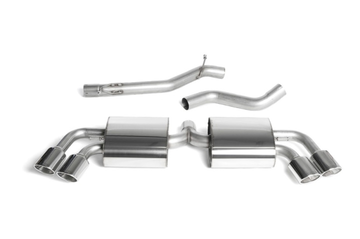 Milltek sportavgassystem Audi TT Mk2 TTS quattro Cat Back non resonated i gruppen Välj bilmodell hos DDESIGN Scandinavia AB (MI-SSXAU292)