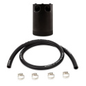 Universal Compact Oljecatchtank-kit 2-Port Svart Med Slangar Mishimoto