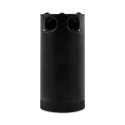 2-Port Universal XL Bafflad Oljecatch-tank Svart Mishimoto