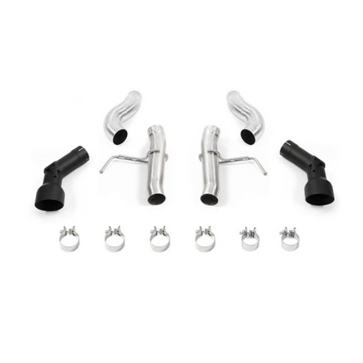 MMEXH-CAM4-16ADTRBK Chevrolet Camaro 2.0T Race Axle-Back Avgassystem 2016+ Dual Svart Utblås Mishimoto