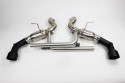 Chevrolet Camaro SS Pro Axle-Back Avgassystem 2016+ Dual Svarta Utblås Mishimoto