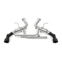 Chevrolet Camaro SS Pro Axle-Back Avgassystem 2016+ Dual Svarta Utblås Mishimoto