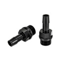 2pcs M16x1.5 3/8\'\' Aluminium Catchtank-anslutning Svart Mishimoto