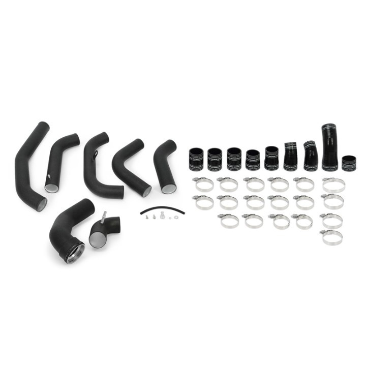 MMICP-F35T-15KWBK Ford F-150 3.5L EcoBoost Intercooler Rör-kit 2015-2016 Wrinkle Svart Mishimoto