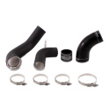 Ford F-150 3.5L EcoBoost Kall-sida Intercooler Rör-kit 2017+ Wrinkle Svart Mishimoto