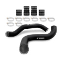 99-03 Ford 7.3L PSD Intercooler Kit Silver Med Svarta Rör Mishimoto
