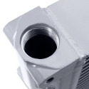 Heavy-Duty Oljekyl 10\'\' Utgångar Motsatt Sida Silver Mishimoto