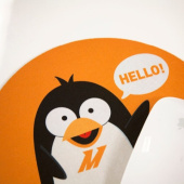 MMPROMO-MPAD-HELLO Chilly The Penguin Mouse Pad Mishimoto (2)