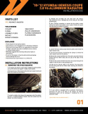 Hyundai Genesis Coupe 3.8L V6 10-12 Aluminiumkylare Mishimoto