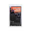 Blocknyckel Set 7-delar -AN3 Till -AN20 (Svart Anodiserad) Mishimoto