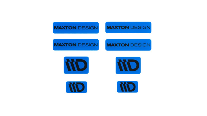  3D Klistermärke Dekal Logga Maxton Design Maxton Design i gruppen Universala produkter / Lifestyle / Kläder & Accessoarer / Klistermärken & Dekaler hos DDESIGN Scandinavia AB (NAK-3D-B5-8)